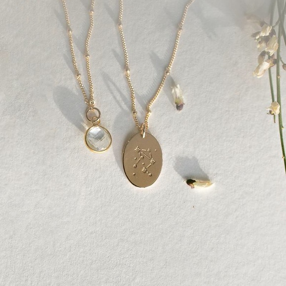 Libra Charm Constallation Boho Indie Cute Necklace - Picture 5 of 14